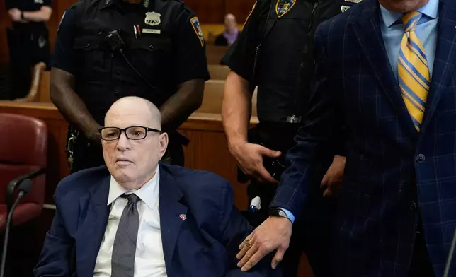 Harvey Weinstein appears in court in New York, Thursday, Jan. 8, 2026. (AP Photo/Seth Wenig, Pool)