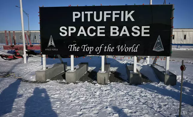 Pituffik Space Base is pictured as Vice President JD Vance visits, Friday, March 28, 2025, in Greenland. (Jim Watson/Pool via AP)