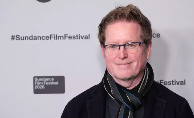 Andrew Stanton, director of the the film "In the Blink of an Eye," attends the premiere of the film during the Sundance Film Festival on Monday, Jan. 26, 2026, at Eccles Theater in Park City, Utah. (AP Photo/Chris Pizzello)