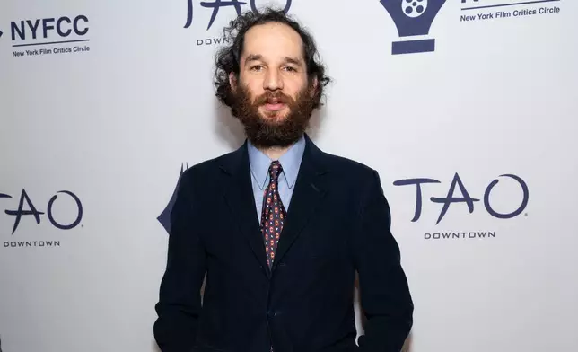 Josh Safdie attends the New York Film Critics Circle Awards at Tao Downtown on Tuesday, Jan. 6, 2026, in New York. (Photo by CJ Rivera/Invision/AP)