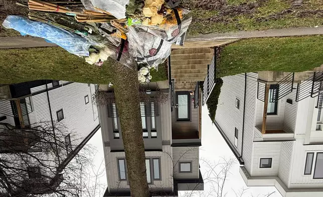 Spencer and Monique Tepe's home in Columbus, Ohio, on Tuesday, Jan. 6, 2026. (AP Photo/Patrick Aftoora-Orsagos)