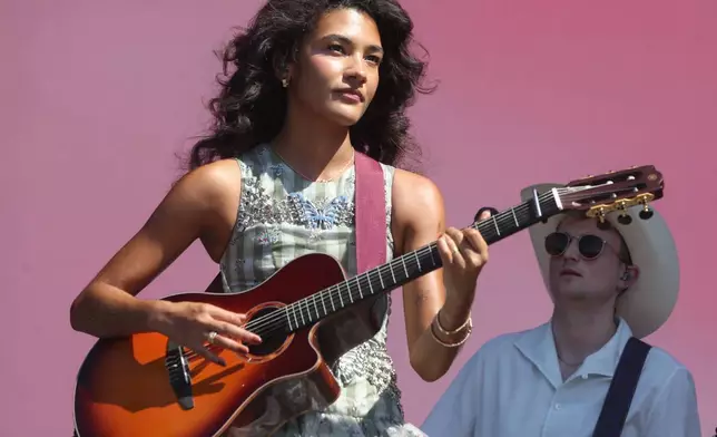 FILE - Olivia Dean performs during weekend two of the Austin City Limits Music Festival on Oct. 11, 2025, in Austin, Texas. (Photo by Jack Plunkett/Invision/AP, File)