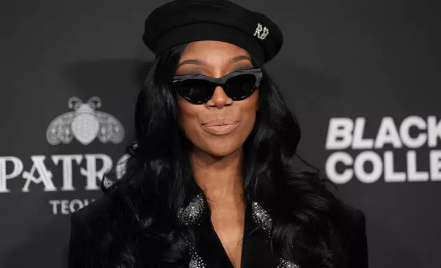 Brandy attends the Recording Academy Honors presented by the Black Music Collective on Thursday, Jan. 29, 2026, in Los Angeles. (Photo by Richard Shotwell/Invision/AP)