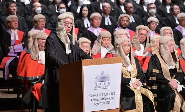 SJ's speech at Ceremonial Opening of Legal Year 2026  Source: HKSAR Government Press Releases