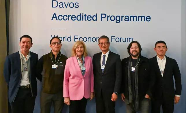 FS continues to attend World Economic Forum Annual Meeting in Davos, Switzerland (with photos/video) Source: HKSAR Government Press Releases