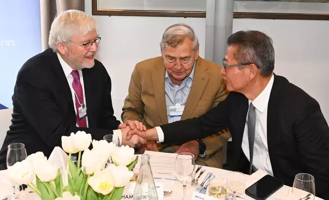 FS promotes Hong Kong's advantages to global leaders in Switzerland (with photos/video) Source: HKSAR Government Press Releases