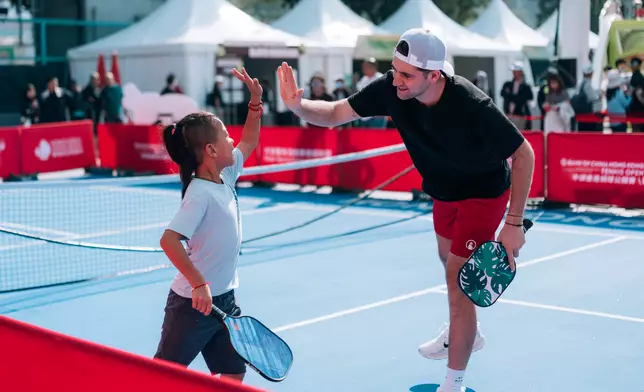 Patrik Rikl at pickleball (Photo by {photog} / HKCTA)