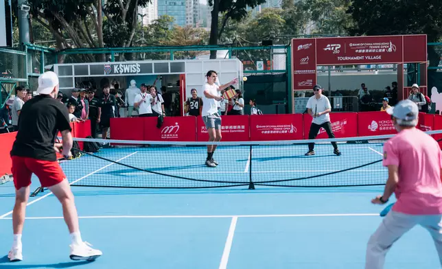 Petr Nouza at pickleball (Photo by {photog} / HKCTA)