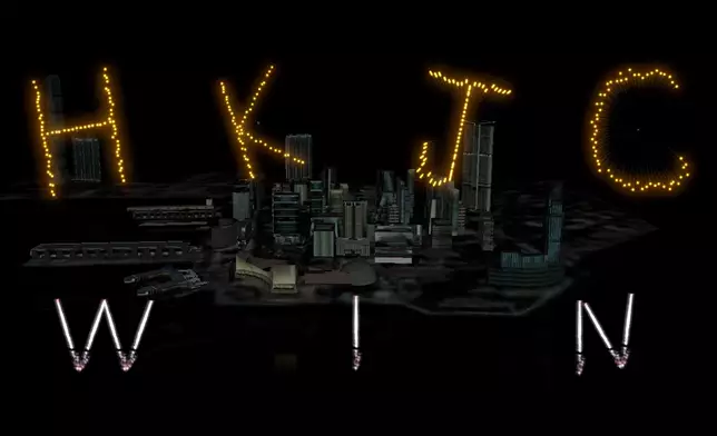 The illustration picture of the firework display, Photo source: HKJC