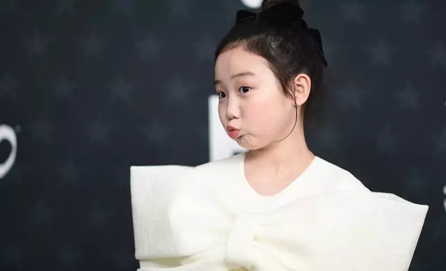 Nina Ye arrives at the 31st Annual Critics Choice Awards on Sunday, Jan. 4, 2026, at The Barker Hanger in Santa Monica, Calif. (Photo by Richard Shotwell/Invision/AP)