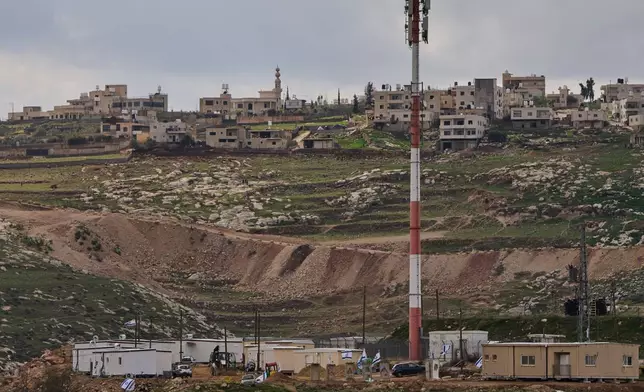 The newly-legalized Jewish settlement of Yatziv, adjacent to the Palestinian town of Beit Sahour, is seen in the West Bank, Jan. 19, 2026. (AP Photo/Ohad Zwigenberg)