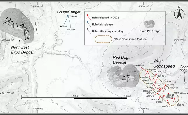 Figure 2: Exploration and Infilling Drilling in 2025 in the Northwest Corridor