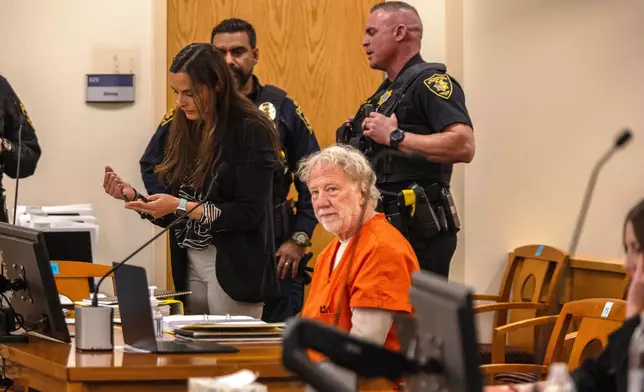 Director and actor Timothy Busfield appears at a hearing in the Second District Judicial Court at the Bernalillo County Courthouse, Tuesday, Jan. 20, 2026, in Albuquerque, N.M. (AJ Skuy for Fox News Digital Pool Photo via AP)