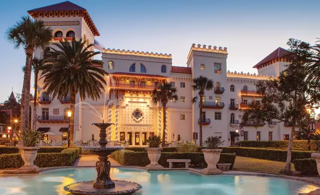 Casa Monica Resort &amp; Spa (1888) St. Augustine, Florida. Credit: Casa Monica Resort &amp; Spa and Historic Hotels of America.