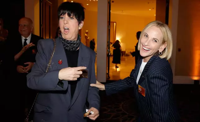 Diane Warren, left, and Marlee Matlin attend the 98th Academy Awards Oscar nominees luncheon on Tuesday, Feb. 10, 2026, at the Beverly Hilton Hotel in Beverly Hills, Calif. (Photo by Caroline Brehman/Invision/AP)