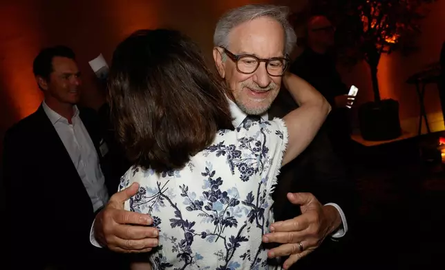 Steven Spielberg attends the 98th Academy Awards Oscar nominees luncheon on Tuesday, Feb. 10, 2026, at the Beverly Hilton Hotel in Beverly Hills, Calif. (Photo by Caroline Brehman/Invision/AP)