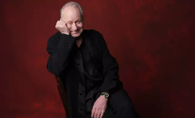 Stellan Skarsgard poses for a portrait during the 98th Academy Awards Oscar nominees luncheon on Tuesday, Feb. 10, 2026, at the Beverly Hilton Hotel in Beverly Hills, Calif. (AP Photo/Chris Pizzello)