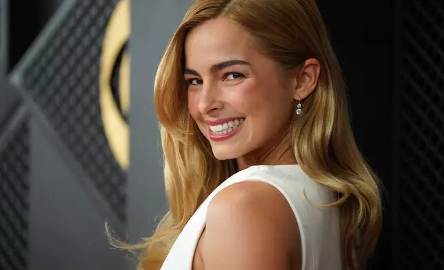 Addison Rae arrives at the 68th annual Grammy Awards on Sunday, Feb. 1, 2026, in Los Angeles. (Photo by Jordan Strauss/Invision/AP)