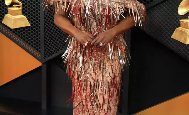 Ledisi arrives at the 68th annual Grammy Awards on Sunday, Feb. 1, 2026, in Los Angeles. (Photo by Jordan Strauss/Invision/AP)
