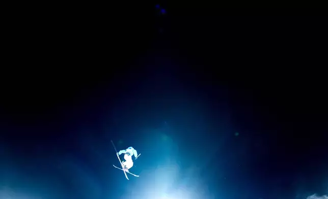 Italy's Miro Tabanelli competes during the men's freestyle skiing big air qualifications at the 2026 Winter Olympics, Feb. 15, 2026, in Livigno, Italy. (AP Photo/Julia Demaree Nikhinson, File)