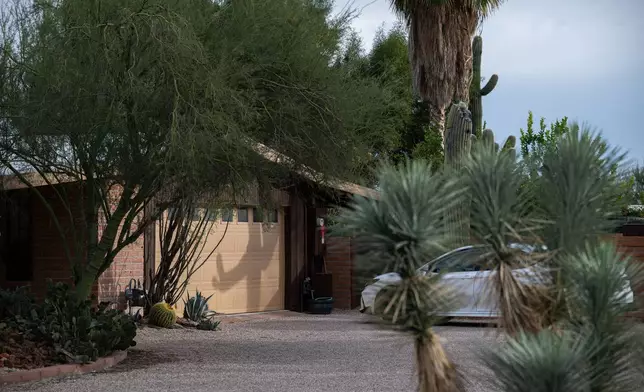 Nancy Guthrie's daughter Annie's home is seen Thursday, Feb. 5, 2026, in Tucson, Ariz. (AP Photo/Caitlin O'Hara)