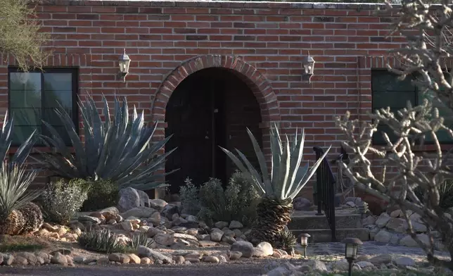 Nancy Guthrie’s home in Tucson, Ariz., on Saturday, Feb. 7, 2026 (AP Photo/Ty ONeil)