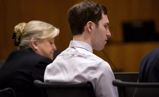 Tyler Robinson, accused in the fatal shooting of Charlie Kirk, sits to the right of defense attorney Kathryn Nester during a hearing in 4th District Court, in Provo, Utah, Tuesday, Feb. 3, 2026. (Trent Nelson/The Salt Lake Tribune via AP, Pool)