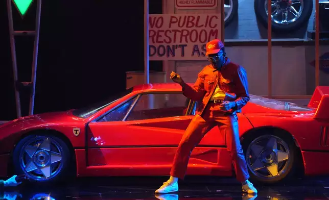 Tyler, The Creator performs during the 68th annual Grammy Awards on Sunday, Feb. 1, 2026, in Los Angeles. (AP Photo/Chris Pizzello)
