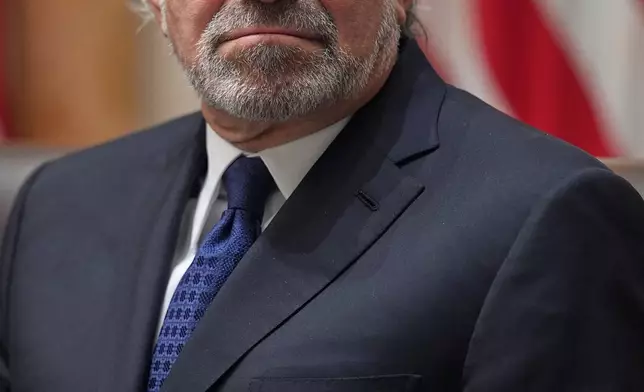 Commerce Secretary Howard Lutnick listens during a cabinet meeting at the White House, Thursday, Jan. 29, 2026, in Washington. (AP Photo/Evan Vucci)