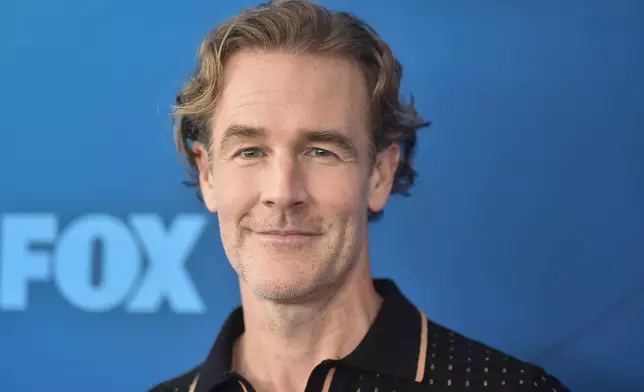FILE - James Van Der Beek attends the FOX Winter Press Day in Los Angeles on Nov. 18, 2024. (Photo by Richard Shotwell/Invision/AP, File)