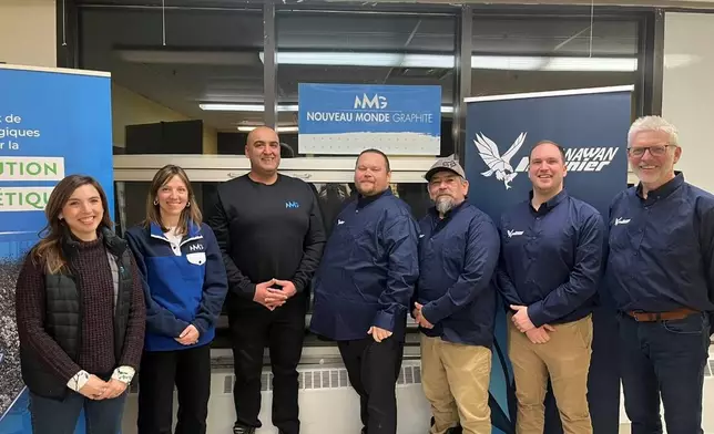 Representatives from NMG and Manawan-Fournier mark this new collaboration.