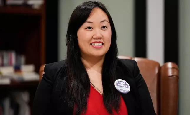 Sacramento council member Mai Vang, who is running for Congress, is photographed in Sacramento, Calif., Jan. 21, 2026. (AP Photo/Godofredo A. Vásquez)