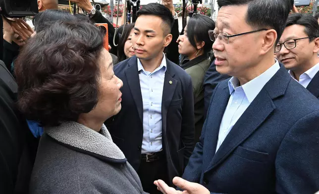 Principal Officials of HKSAR Government commence year-end household visits across 18 districts  Source: HKSAR Government Press Releases