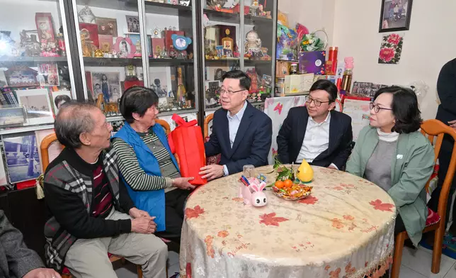 Principal Officials of HKSAR Government commence year-end household visits across 18 districts  Source: HKSAR Government Press Releases