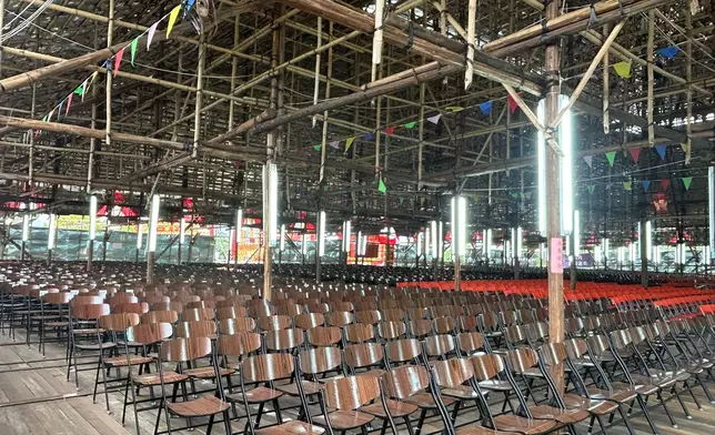 Building bamboo scaffolding is a journey starting from an empty space and gradually bringing a giant structure to life. Photo by Bastille Post