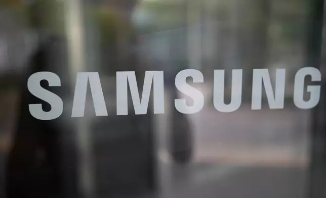 FILE - The logo of the Samsung is seen at the Samsung Electronics' Seocho building in Seoul, South Korea, Friday, July 5, 2024. (AP Photo/Lee Jin-man, File)