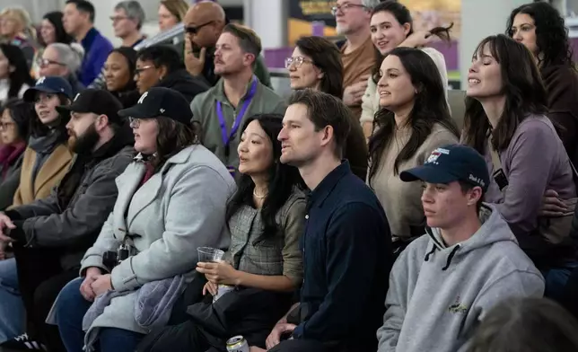 People watch the Masters Agility Championship Finals at the 150th Westminster Kennel Club Dog show, Saturday, Jan. 31, 2026, at the in New York. (AP Photo/Yuki Iwamura)