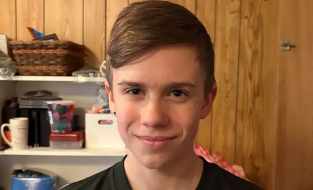 This undated photo provided by the Royal Canadian Mounted Police shows Ezekiel Schofield, who was killed in a school shooting, Tuesday, Feb. 10, 2026, in Tumbler Ridge, British Columbia, Canada. (Royal Canadian Mounted Police via AP)