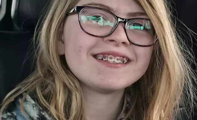 This undated photo provided by the Royal Canadian Mounted Police shows Zoey Benoit, who was killed in a school shooting, Tuesday, Feb. 10, 2026, in Tumbler Ridge, British Columbia, Canada. (Royal Canadian Mounted Police via AP)