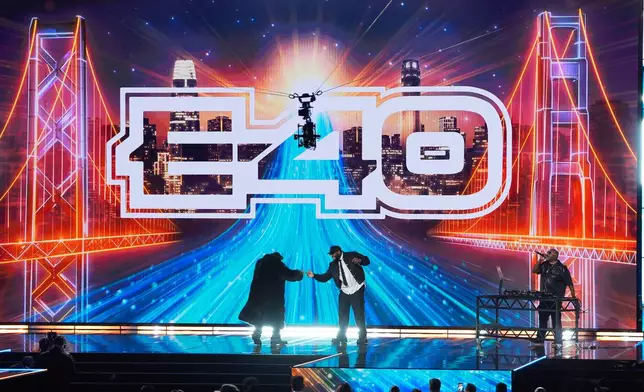 Rapper E-40 performs during the NFL Honors award show, Thursday, Feb. 5, 2026, in San Francisco. (AP Photo/Charlie Riedel)