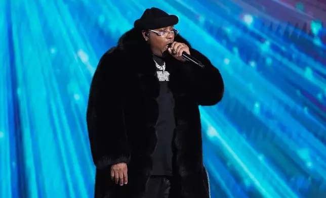 Rapper E-40 performs during the NFL Honors award show, Thursday, Feb. 5, 2026, in San Francisco. (AP Photo/Charlie Riedel)