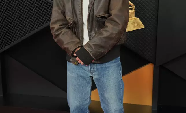 Jack Antonoff arrives at the 68th annual Grammy Awards on Sunday, Feb. 1, 2026, in Los Angeles. (Photo by Jordan Strauss/Invision/AP)