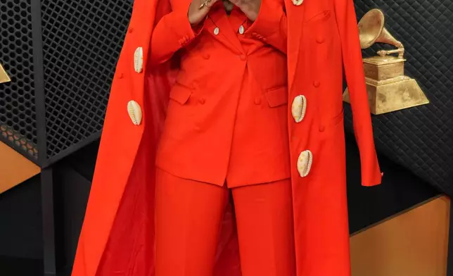 Matt B arrives at the 68th annual Grammy Awards on Sunday, Feb. 1, 2026, in Los Angeles. (Photo by Jordan Strauss/Invision/AP)