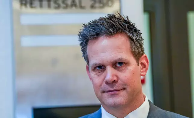 State Attorney and Prosecutor Sturla Henriksbo in the Oslo courthouse in Oslo, Norway, Monday, Feb. 2, 2026. (Lise Aserud/NTB Scanpix via AP)