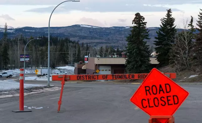 Tumbler RIdge Secondary School is shown in Tumbler Ridge, B.C. on Wednesday, Feb. 11, 2026. (Jesse Boily/The Canadian Press via AP)