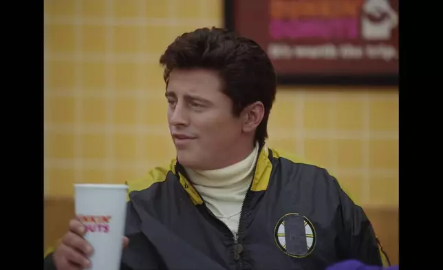 Dunkin’ flashes back to 1995 in Good Will Dunkin’ as Matt LeBlanc’s character cracks a joke about Affleck's character accidentally putting ice in his coffee — sparking the “invention” of iced coffee.