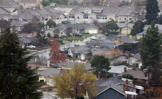 Residential homes are sen in San Ramon, Calif., on Dec. 31, 2025. (Scott Strazzante/San Francisco Chronicle via AP)