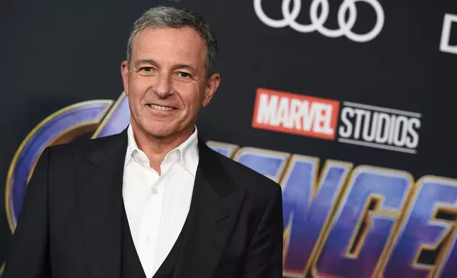 FILE - Disney CEO Bob Iger arrives at the premiere of "Avengers: Endgame" at the Los Angeles Convention Center on Monday, April 22, 2019. (Photo by Jordan Strauss/Invision/AP, File)