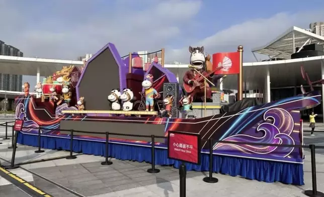 The float of Hong Kong Tourism Board