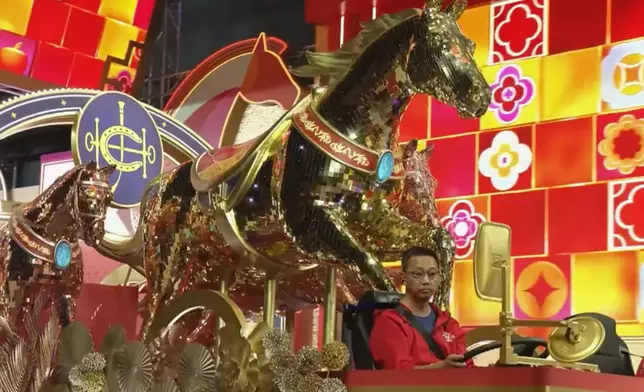 The Hong Kong Jockey Club's float, Photo source: Screenshot of the Tourism Board's YT video